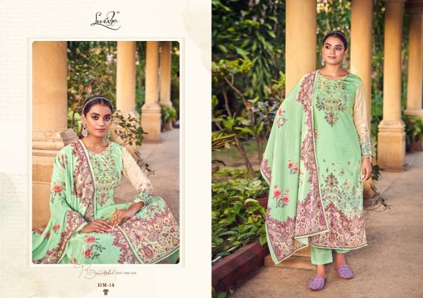 Levisha Hamza Festive Wear Printed Dress Material Collection